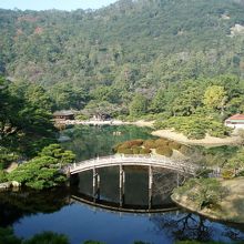 雄大な眺め!　早朝なので人がいません!