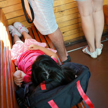 寝ちゃった子供