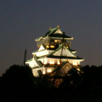 大阪城ライトアップ