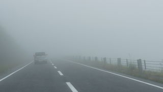 峠の両側でここまで…