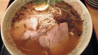 駅チカで鹿児島ラーメンが食べられました