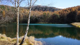 透明感のある湖面が日に照らされてきらきら光る様は、ただごとではない美しさを持っています
