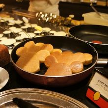 朝食限定パンケーキ。美味しかった。