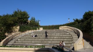 ミナミを一望にできる屋上庭園