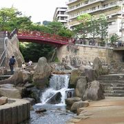 橋の下の親水公園も居心地いいですよ