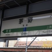 茅野駅周囲には多くの観光スポット