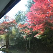 紅葉の時期がおすすめ