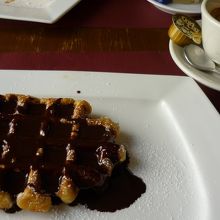 相方のリエージュワッフルもおいしそう！