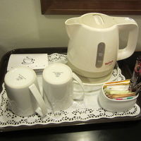 部屋のティーセット