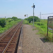 さびしい無人駅