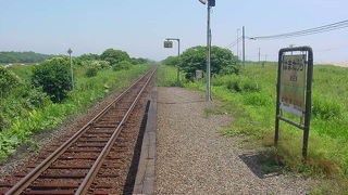 さびしい無人駅