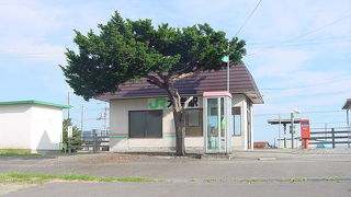 広い構内が北海道らしい