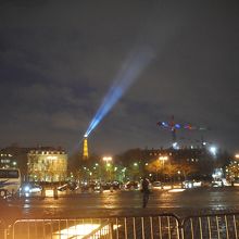 凱旋門からエッフェル塔