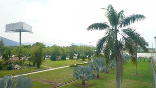 ペナン空港から市内へのバスはちょっと分かりにくいところにある