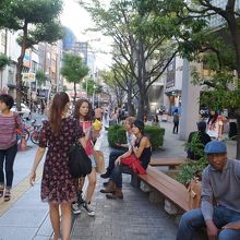 お洒落な人達が多いです