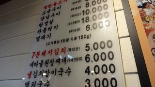 外さない焼肉チェーン