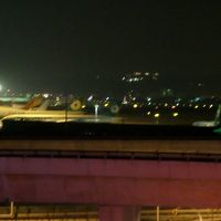 桃園空港のカーゴターミナルが見えます。