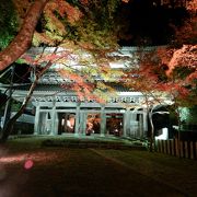 紅葉ライトアップの 「永源寺」