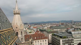 塔の上から見るウィーンの景色