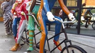 どこかのんびりしているアートスポット