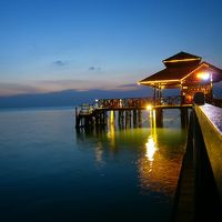 ケロンレストランの夕やけ