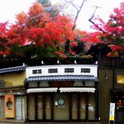 秋には美しい紅葉が楽しめるお寺