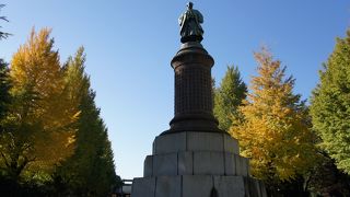 境内の銀杏並木が美しい季節になってきました