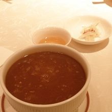 ふかひれ汁そば　ほぐし