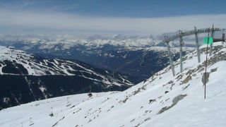 有名なウィスラー山の向かい側に有る素晴らしいリゾート