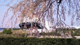 山下公園と氷川丸