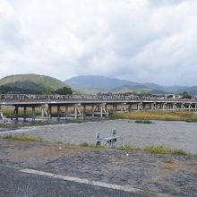 中之島公園から見た渡月橋
