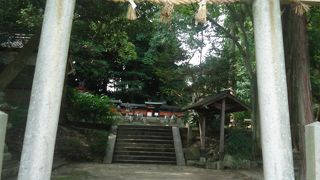 ひっそりしていました