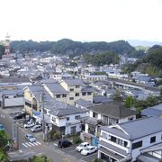 記念館がある広瀬神社からは街が一望できます