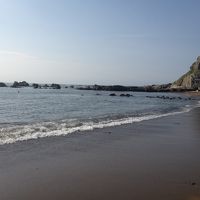 ホテルから徒歩3分の浜辺