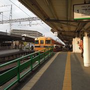 京都方面への連絡駅
