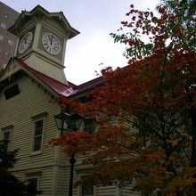 秋の時計台