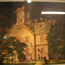 明治25年の札幌大火の絵・・・学生さん守ってくれてありがとう