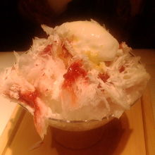 天然氷のかき氷