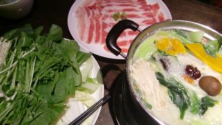 コラーゲンスープで野菜をたっぷりいただきました