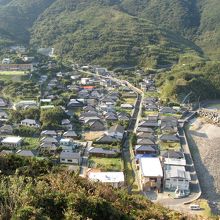 瀬々野浦の集落