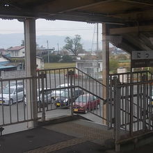 駅ホームの様子