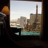 部屋から噴水ショーが鑑賞できます