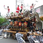 神戸のだんじり祭りです