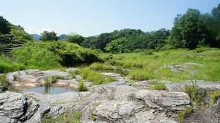 長瀞の中心は、岩畳