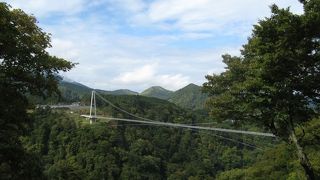 日本一の高さと長さの吊り橋