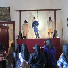 １階、印象的だった処刑に関する展示物