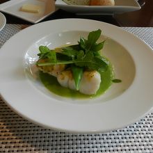 真鱈のファブール ヴェール仕立て（+200円）