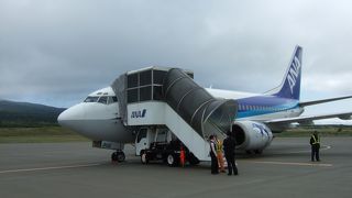 バックには利尻山！