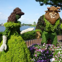 訪れた時はフラーワーガーデンが開催されてました