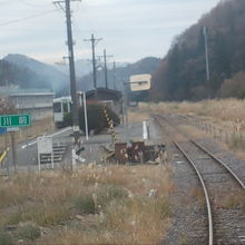 駅の遠景